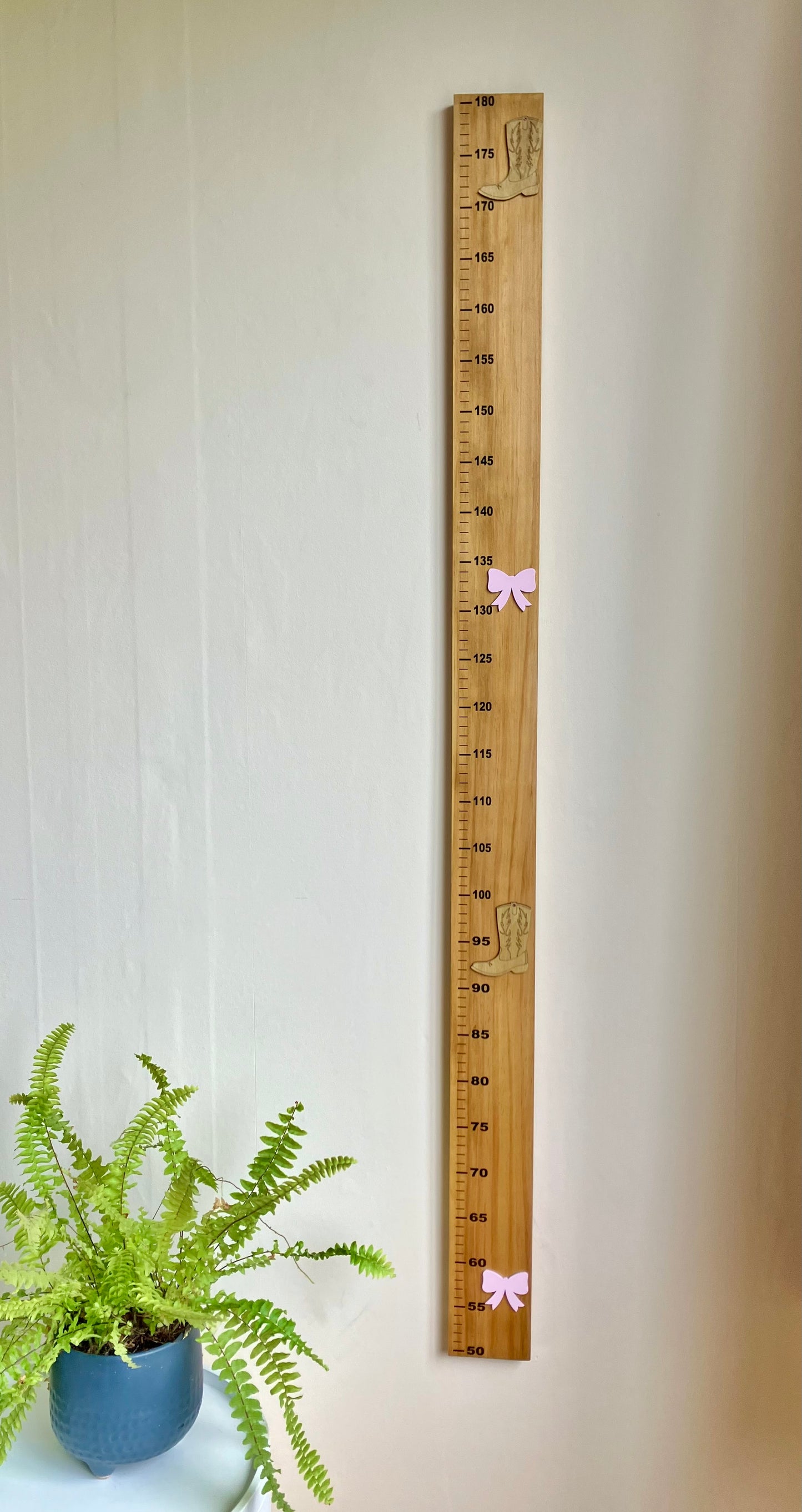 Wooden Height Chart